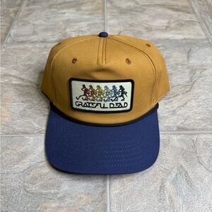 Grateful Dead Cotton SnapBack Men’s Size Adjustable Biege NWT